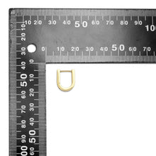 Load image into Gallery viewer, Gold U Horseshoe Geometry Huggie Earrings, Sku#A255