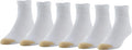 GOLDTOE Men's 656P Cotton Ankle Athletic Socks, Multipairs