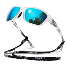 Load image into Gallery viewer, suoso Polarized Sports Sunglasses for Men: UV400 Protection Glasses Wrap Around Goggles for Driving Fishing