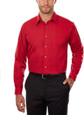 Van Heusen Mens Dress Shirt Regular Fit Poplin Solid