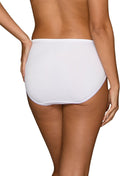 Vanity Fair Women's Illumination Hi Cut Panties, Silky Stretch & Satin Trim