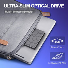 Load image into Gallery viewer, High-Speed USB 3.0 External CD/DVD Drive with Burner – Plug &amp; Play, Windows &amp; Mac Compatible