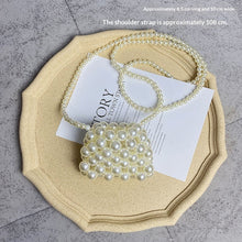 Load image into Gallery viewer, Handwoven Pearl Crossbody Bag