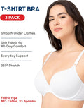 Fruit of the Loom Women’s Cotton T-Shirt Bra, Underwire, Multipack