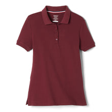 Load image into Gallery viewer, French Toast Women's Cotton Blend Stretch Pique Short Sleeve Polo Shirt