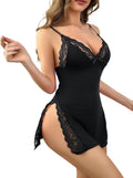 CRIPOM Babydoll Lingerie for Women Sexy Nightgowns Lace Chemise XXS-4XL