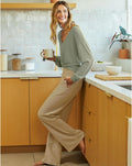 NEW YOUNG 3 Pack Women's Wide Leg Pants with Pockets High Waist Loose Sweatpants Casual Lounge Yoga Workout Palazzo