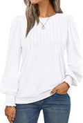 AUTOMET Womens Long Sleeve Shirts Fall Blouses Tops Business Casual Outfits