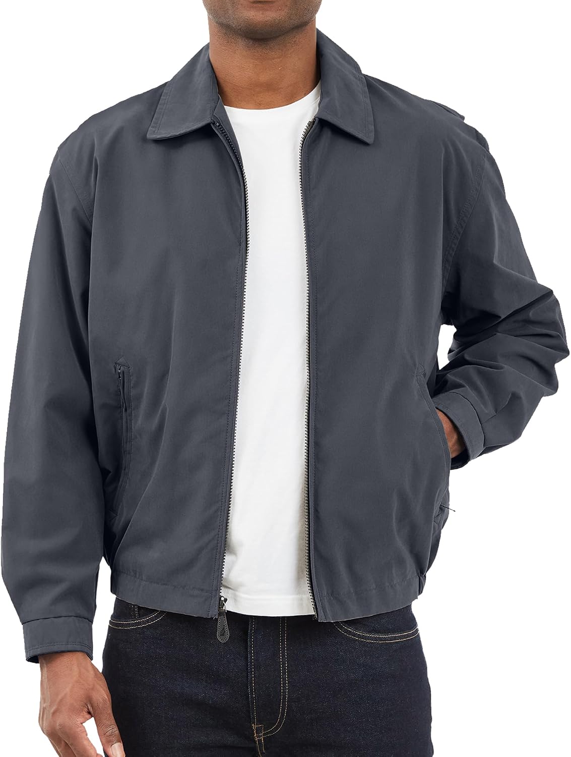 LONDON FOG Men's Auburn Zip-Front Golf Jacket (Regular & Big-Tall Sizes)