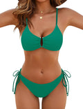 Blooming Jelly Womens Sexy Bikini Sets Cheeky Bathing Suit U-Wire Swimsuits