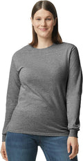 Gildan Adult Heavy Cotton Long Sleeve T-Shirt, Style G5400, 2-Pack