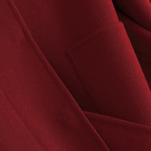 Load image into Gallery viewer, New Chinese-style Red Oversized Double-faced Wool Coat