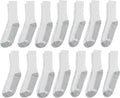 Hanes Men's Double Tough Crew Socks | Moisture Wicking Socks, Multipack