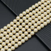 Load image into Gallery viewer, Light Gold MOP Round Smooth Beads, Sku#T175