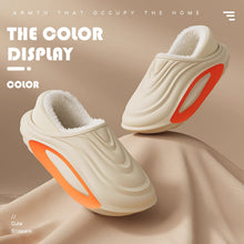 Load image into Gallery viewer, Women's Thick-Sole Waterproof Non-Slip Fleece-Lined Insulated Slip-On Shoes | Warm Winter Cotton Slippers