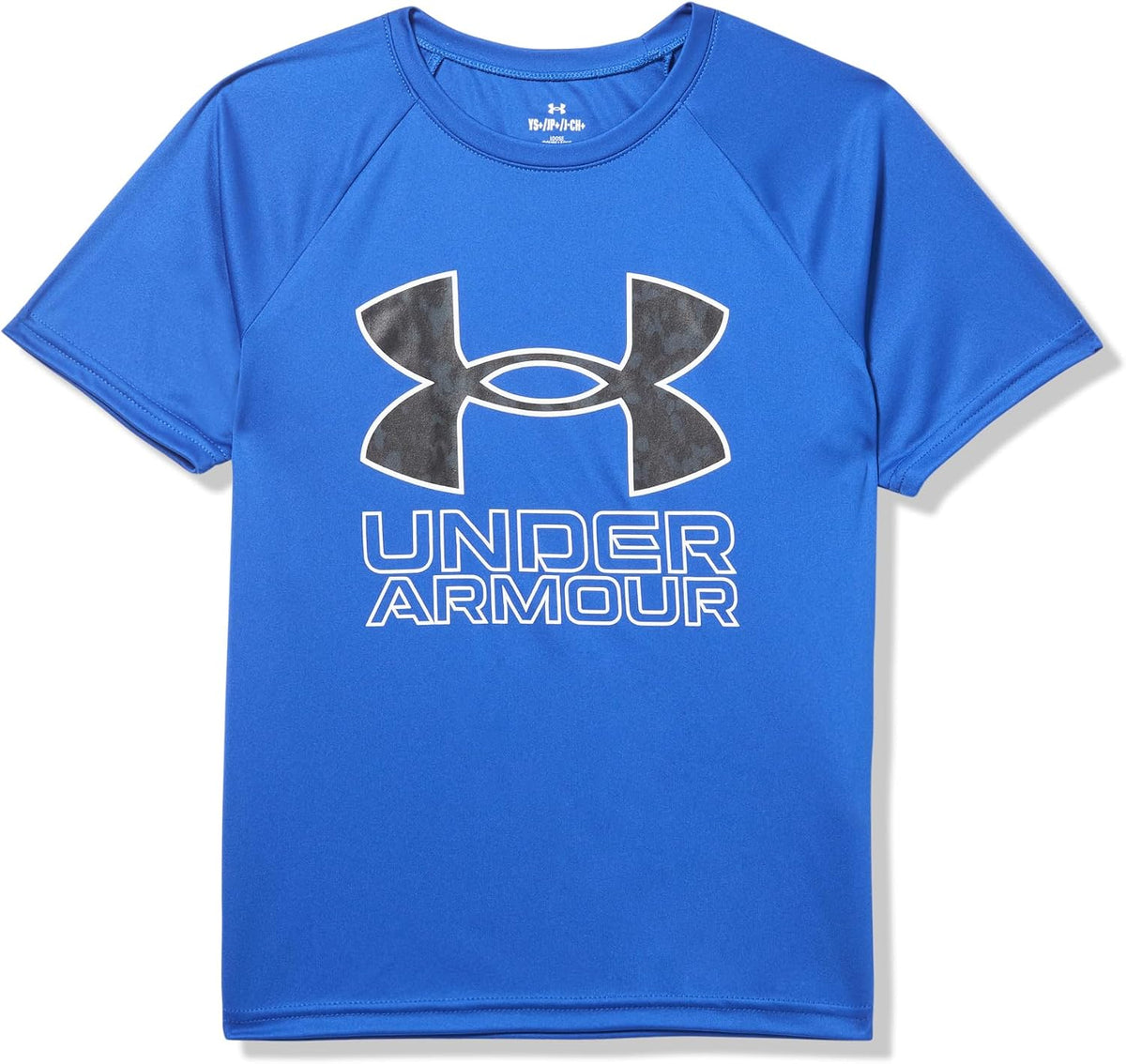 Under Armour Boys' Tech Hybrid Printed Fill Short-Sleeve T-Shirt