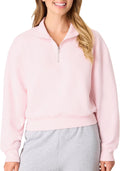Hanes Women's EcoSmart Fleece Sweatshirt for Women, Soft Midweight - Full-Zip Hoodie, Sweatshirt, or 1/4 Zip