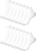 Hanes Double Tough Ankle Socks Moisture Wicking Socks, Multipack