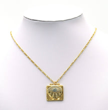 Load image into Gallery viewer, CZ Evil Eye On Square Charm, Sku#L660