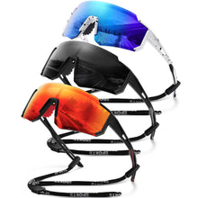 Load image into Gallery viewer, Polarized Sport Sunglasses for Men and Women, Lightweight TR90 Sun Glasses with UV Protection for Cycling Running
