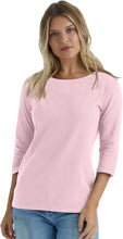 Load image into Gallery viewer, Hanes Women's Raglan Sleeve Stretch Cotton Crewneck Tee
