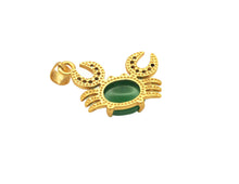 Load image into Gallery viewer, Jade Crab Charm, Sku#B138