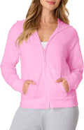 Hanes Women's EcoSmart Fleece Sweatshirt for Women, Soft Midweight - Full-Zip Hoodie, Sweatshirt, or 1/4 Zip