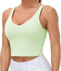 THE GYM PEOPLE Women’s Longline Sports Bra Wirefree Padded Medium Support Yoga Bras Gym Running Workout Tank Tops