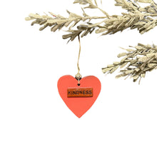 Load image into Gallery viewer, Ceramic Heart Ornament - Kindness