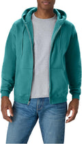 Hanes Men's Zip-up Hoodie, Ecosmart Fleece Full-zip Hoodie for Men, Hooded Sweatshirt