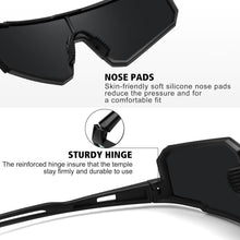 Load image into Gallery viewer, STORYCOAST Polarized Sports Sunglasses for Men Women,Driving Fishing Cycling Mountain Bike Sunglasses UV400 Protection