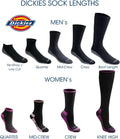 Dickies Men's Dri-tech Moisture Control Max Full Cushion Crew Socks, Available in M-xl (6, 12 Pairs)