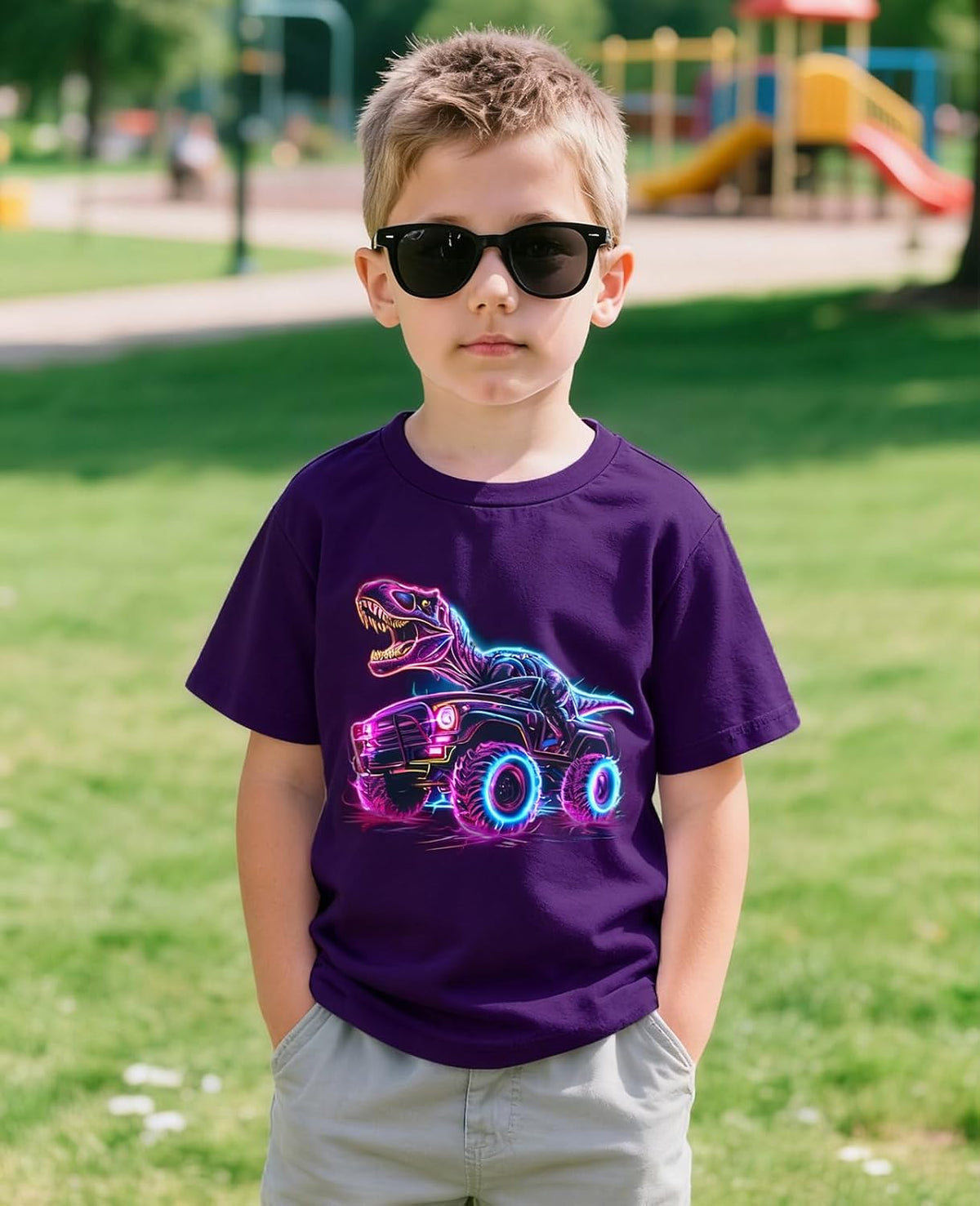 Lovekider Boys Graphic T-Shirt, Cotton Short Sleeve Shirt for Kid Ages 3-8