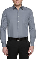Van Heusen Mens Dress Shirt Regular Fit Poplin Solid
