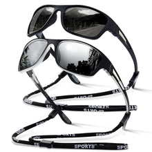 Load image into Gallery viewer, suoso Polarized Sports Sunglasses for Men: UV400 Protection Glasses Wrap Around Goggles for Driving Fishing