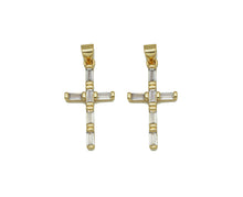 Load image into Gallery viewer, CZ Cross Charm, Sku#JL94