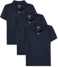 The Children's Place Boys' Short Sleeve Pique Polo, 3 Pack