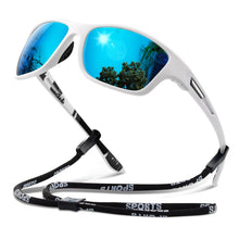 Load image into Gallery viewer, suoso Polarized Sports Sunglasses for Men: UV400 Protection Glasses Wrap Around Goggles for Driving Fishing
