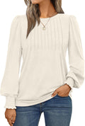 AUTOMET Womens Long Sleeve Shirts Fall Blouses Tops Business Casual Outfits