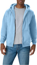 Hanes Men's Zip-up Hoodie, Ecosmart Fleece Full-zip Hoodie for Men, Hooded Sweatshirt