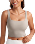 CRZ YOGA Butterluxe Square Neck Crop Tank Top