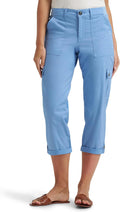 Lee Women's Ultra Lux Comfort with Flex-to-Go Cargo Capri Pant