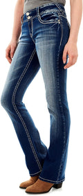 WallFlower Luscious Curvy Bootcut Jeans for Women, Sizes 0-24