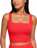 CRZ YOGA Butterluxe Square Neck Crop Tank Top