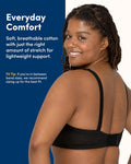 Fruit of the Loom Women’s Cotton T-Shirt Bra, Underwire, Multipack