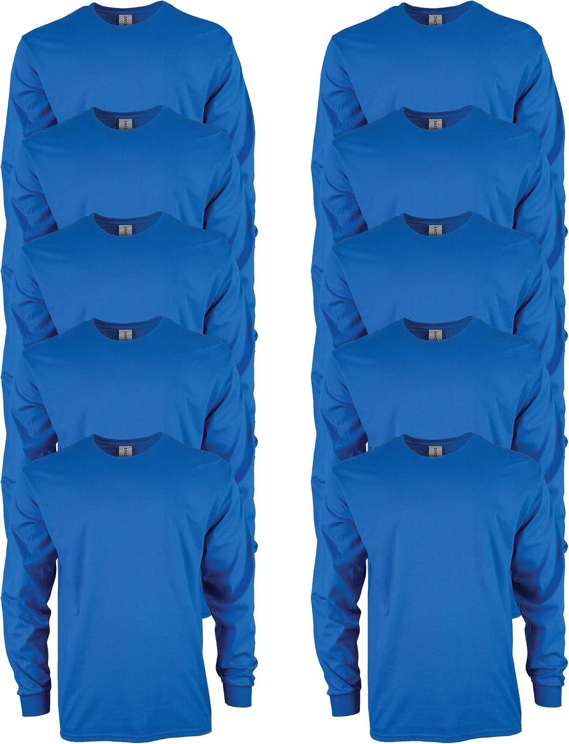 Gildan Adult Ultra Cotton Long Sleeve T-Shirt, Style G2400, Multipack