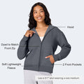 Hanes Women's EcoSmart Fleece Sweatshirt for Women, Soft Midweight - Full-Zip Hoodie, Sweatshirt, or 1/4 Zip