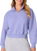 Hanes Women's EcoSmart Fleece Sweatshirt for Women, Soft Midweight - Full-Zip Hoodie, Sweatshirt, or 1/4 Zip