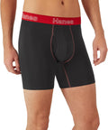 Hanes Men's Boxer Brief Underwear Pack, Stretch Cotton Boxer Briefs for Men, Moisture-wicking, 6-pack