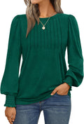 AUTOMET Womens Long Sleeve Shirts Fall Blouses Tops Business Casual Outfits